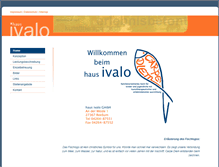 Tablet Screenshot of haus-ivalo.de